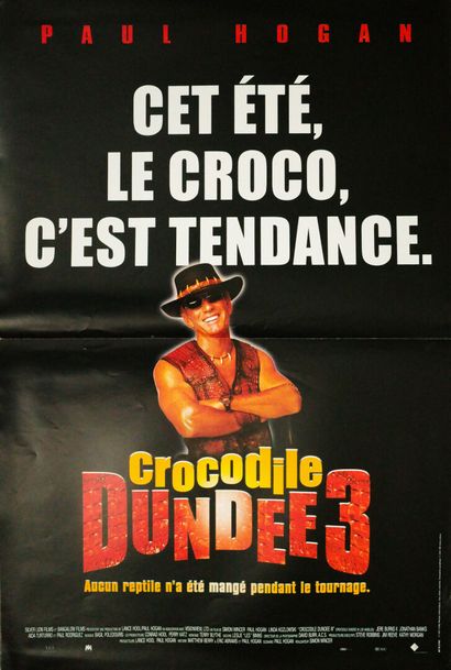 Lot de 2 affiches comprenant : 
Crocodile...