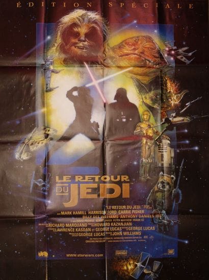 Lot de 2 affiches comprenant : 
Le retour...
