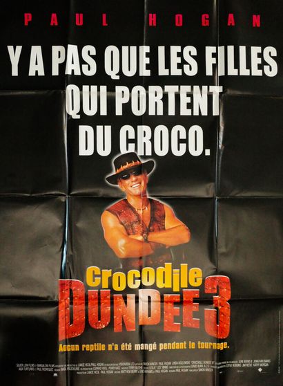 Lot de 2 affiches comprenant : 
Crocodile...