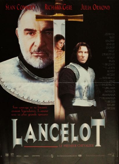 Lot de 6 affiches comprenant : 
Lancelot....