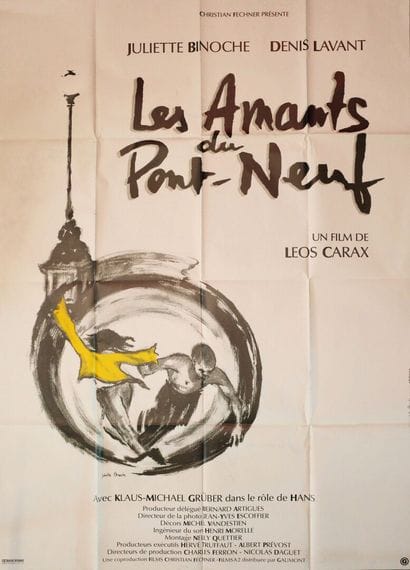 Lot de 4 affiches comprenant : 
Les amants...