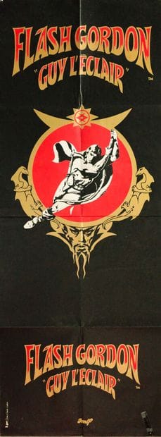 1 affiche : Flashgordon 