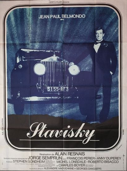1 affiche : Stavisky. Légère déchirure au...