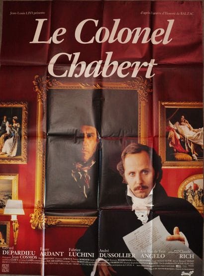 Lot de 2 affiches comprenant : 
Le colonel...