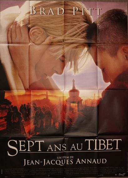1 affiche : Sept ans au Tibet. Affiche offset.
Dim...