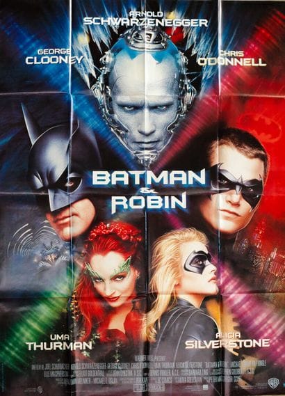 Lot de 3 affiches comprenant : 
Batman &...