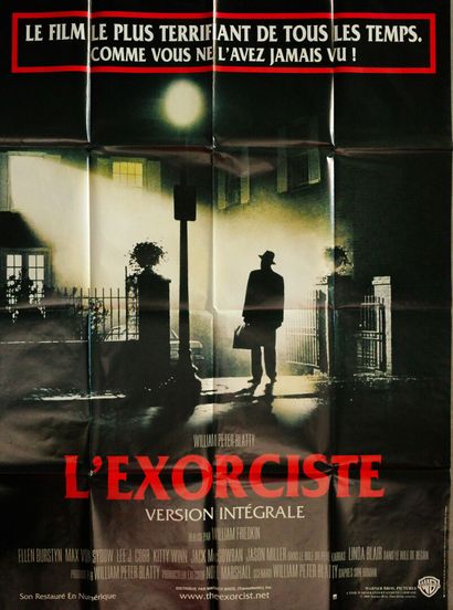 Lot de 3 affiches comprenant : 
L'exorciste....