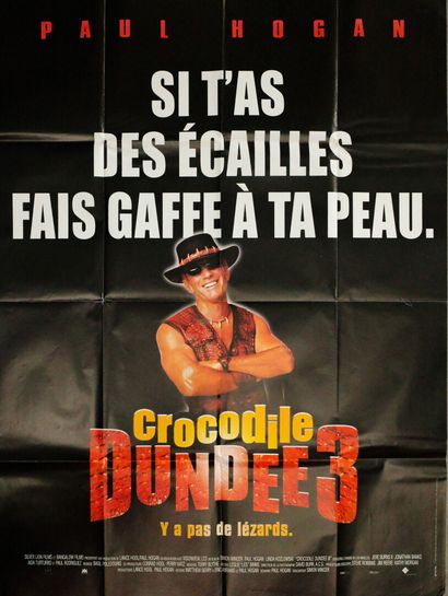 Lot de 2 affiches comprenant : 
Crocodile...