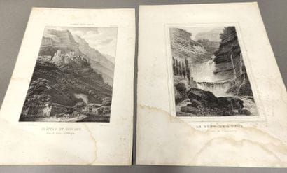 [SAVOIE]. Lot of engravings including: -...