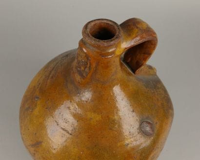 GERMANY, 17th century. German stoneware pitcher...