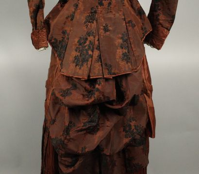 BRESSE. A so-called “tournure” dress made...