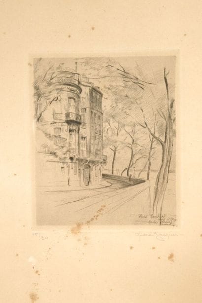 André JACQUES (1880–1960). Paris, Hôtel Lambert,...