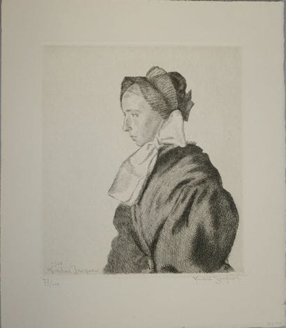 André JACQUES (1880–1960). Young Girl from...