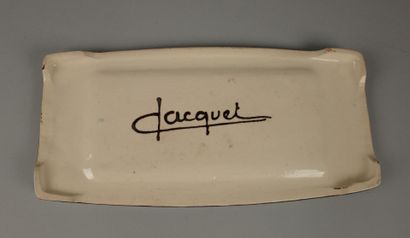 Paul JACQUET (1883–1968). Rectangular glazed...