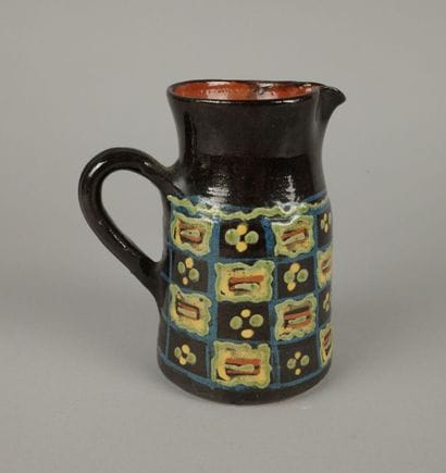 SAINT JORIOZ, Annecy pottery. Glazed terracotta...