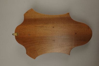 REAUMUR wall thermometer made of carved wood,...