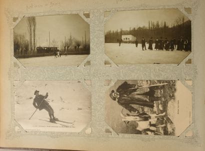 Album containing approximately 220 vintage...