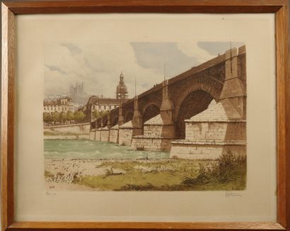 Joanny DREVET (1889–1969). Lyon: The Guillotière...