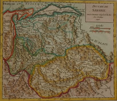 Didier ROBERT de VAUGONDY (1723–1786). Duchy...