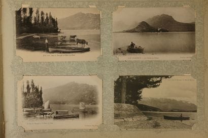 Album containing approximately 220 vintage...