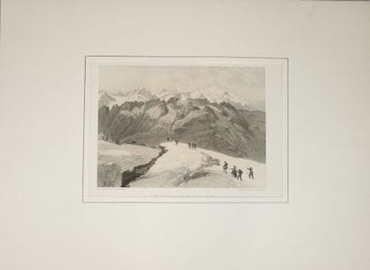 NICE AND SAVOY. Mont Blanc and the Aiguilles...