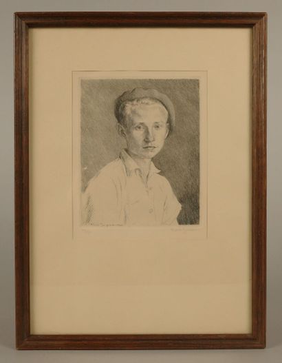 André JACQUES (1880–1960). Young Man from...