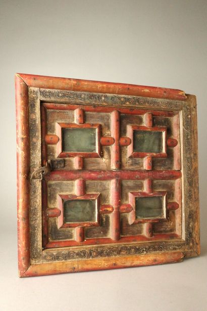 Set includes: - INDIA. Panel with four small...