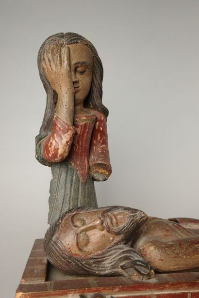 The Entombment with the Virgin and Mary Magdalene...