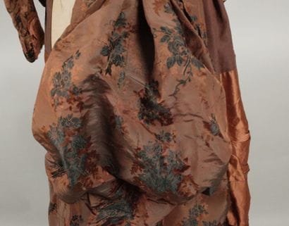 BRESSE. A so-called “tournure” dress made...