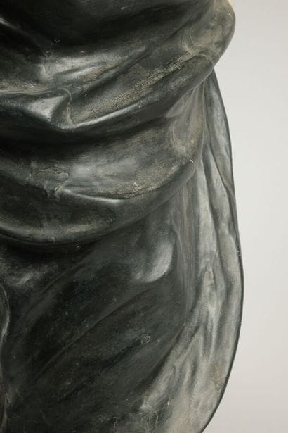19th century. Saint Dominic in carved and...