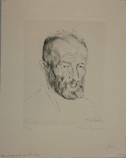 André JACQUES (1880–1960). Mountain Dweller...