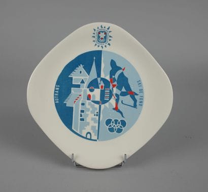 1968 Grenoble Olympic Games. LUNEVILLE. Earthenware...