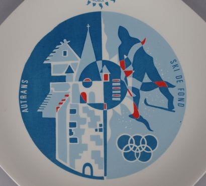 1968 Grenoble Olympic Games. LUNEVILLE. Earthenware...