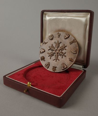 Bronze medal from the Chambéry Chamber of...