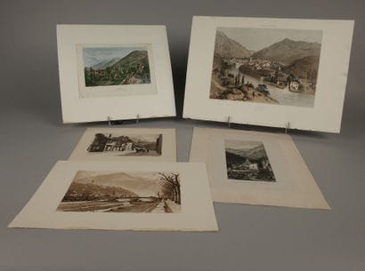 Set of prints including: - after Félix Benoist....