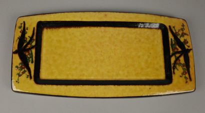 Paul JACQUET (1883–1968). Rectangular glazed...