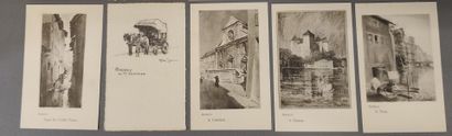 André JACQUES (1880–1960), after. Set of...