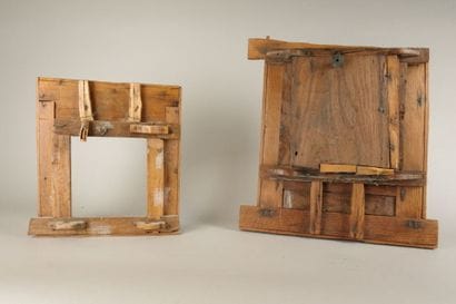 Set includes: - INDIA. Single-panel carved...