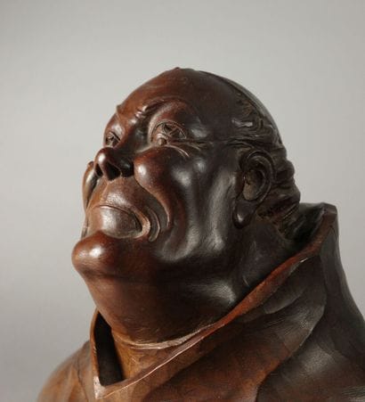 GALDI (20th century). Bust of a monk
Natural...