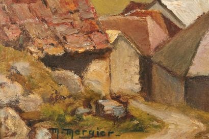 Marcel MERGIER (1884–1974). View of the Meije...