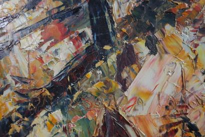 André POIRSON (1920–2003). Mountain Forest...
