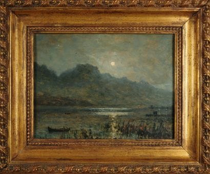 20th-Century School. Moonlight on a Lake...