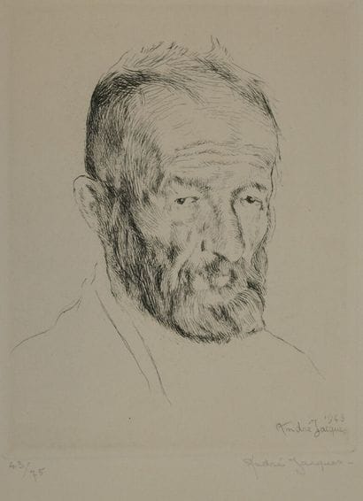 André JACQUES (1880–1960). Mountain Dweller...