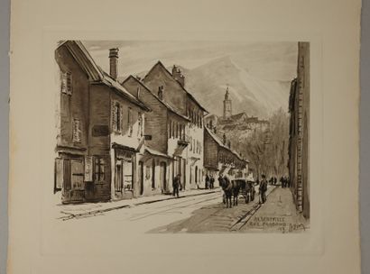 Set of prints including: - after Félix Benoist....