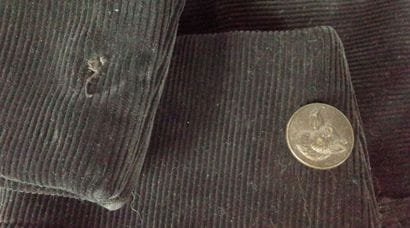 SAVOIE. Two-piece men's suit made of black...
