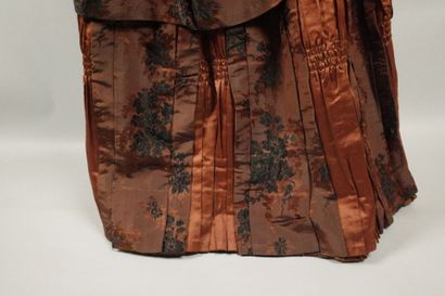 BRESSE. A so-called “tournure” dress made...