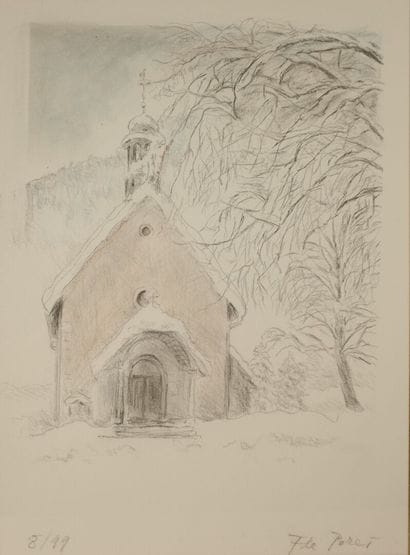 François de PORET (born in 1933). Landscape...