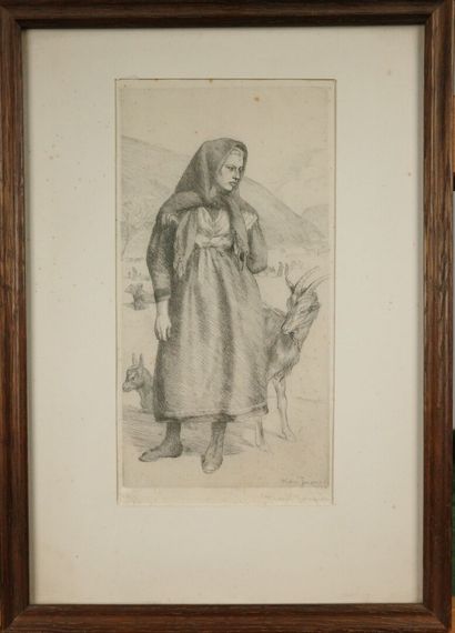 André JACQUES (1880–1960). Young Girl from...