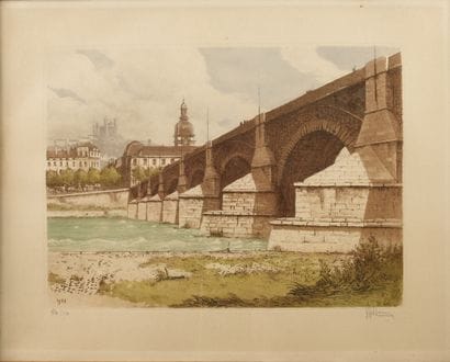 Joanny DREVET (1889–1969). Lyon: The Guillotière...