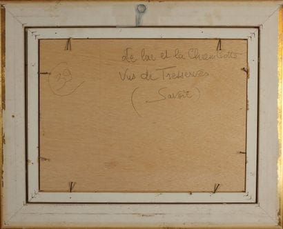 Nancie POIGNANT (1911–2000). Lake [du Bourget]...
